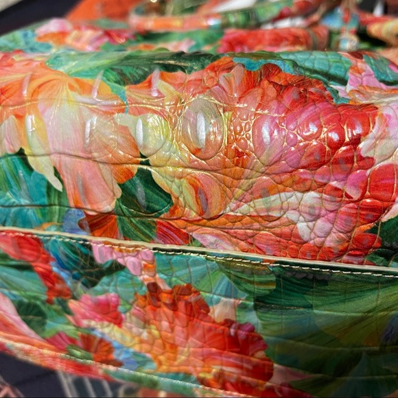 Retired! Brahmin Taffy Celia Satchel! NWT - Picture 8 of 15